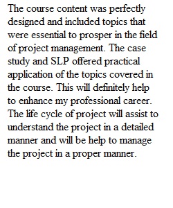 Introduction to Project Management_Module 4 Reflection Discussion